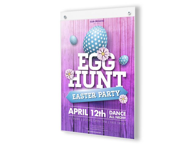 Skylthållare vägg A4 stående